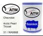 Preview: Chevrolet, Arctic Pearl Tricoat, 31 / WA9568: 500ml Lackdose, von ATW Autoteile West.